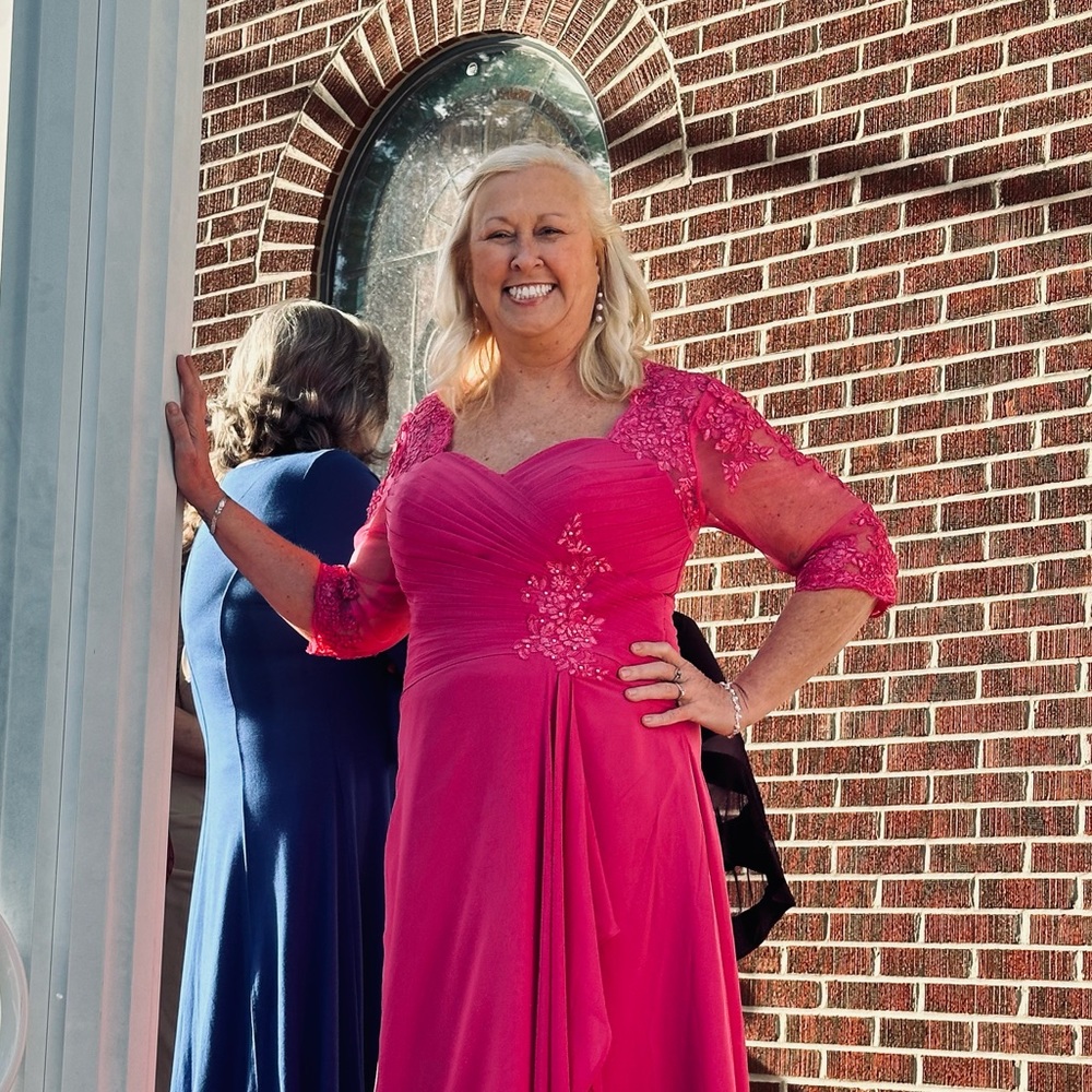 Mother of the groom dress or prom dress.